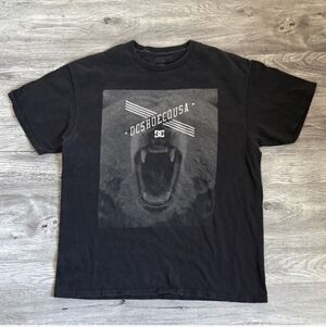 DC Men's Black Roaring Bear T-Shirt